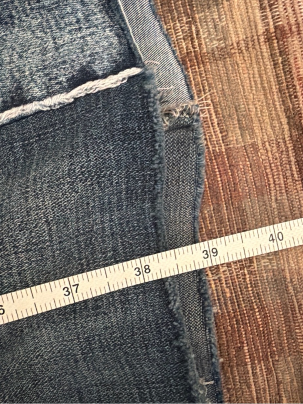 Wash lab Patchwork Denim Maxi Skirt - Multi-Blue - Picture 5 of 7